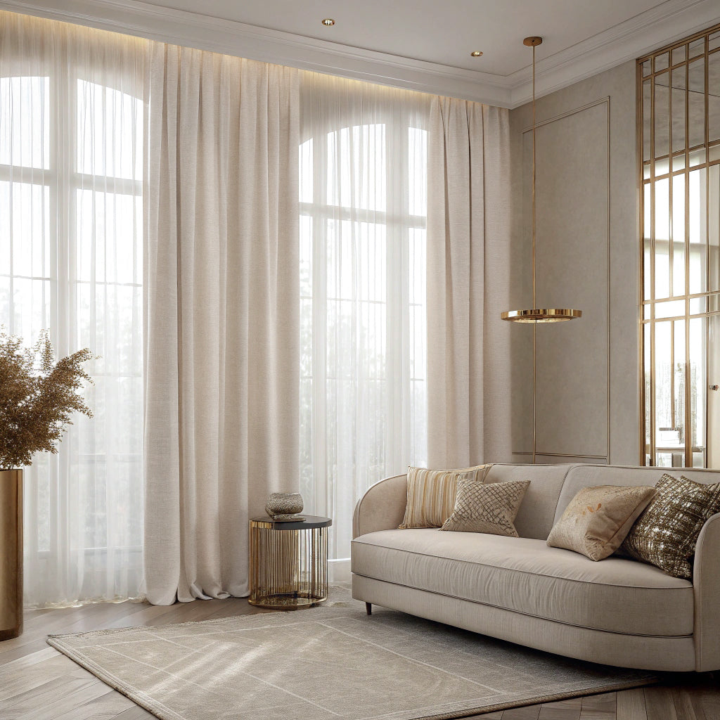 Bone Linen Curtains