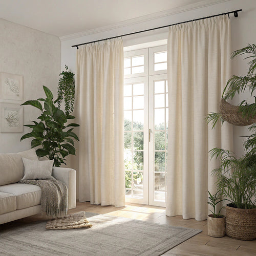 Beige Linen Curtains