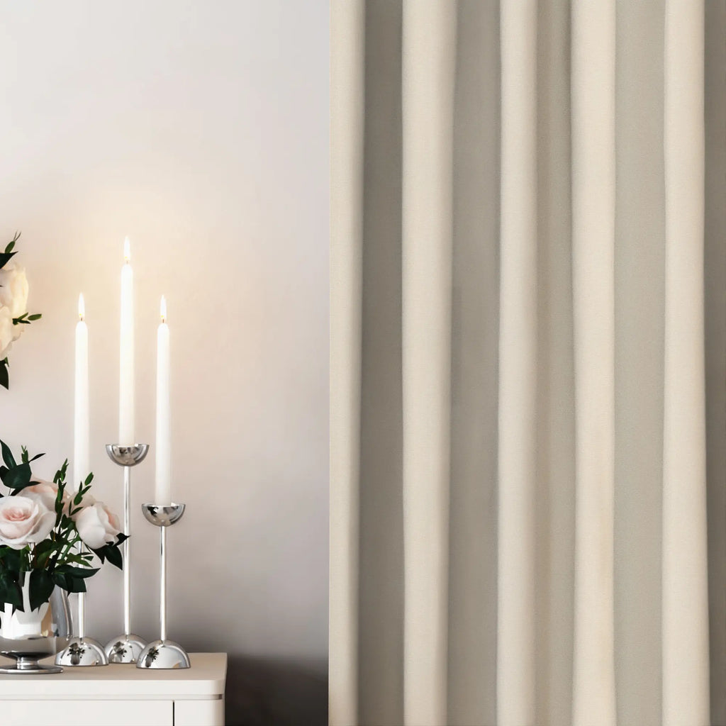 Beige Linen Curtains