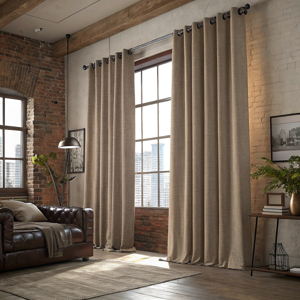 Sand Dune Linen Curtains