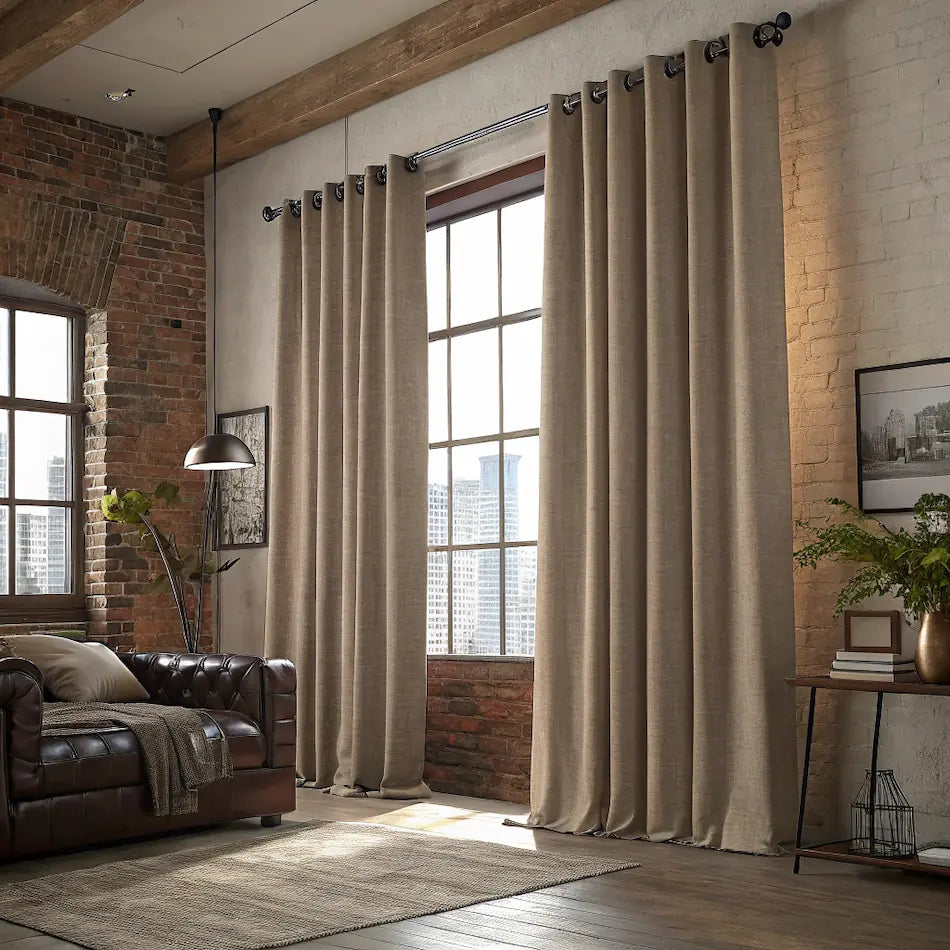 Sand Dune Linen Curtains