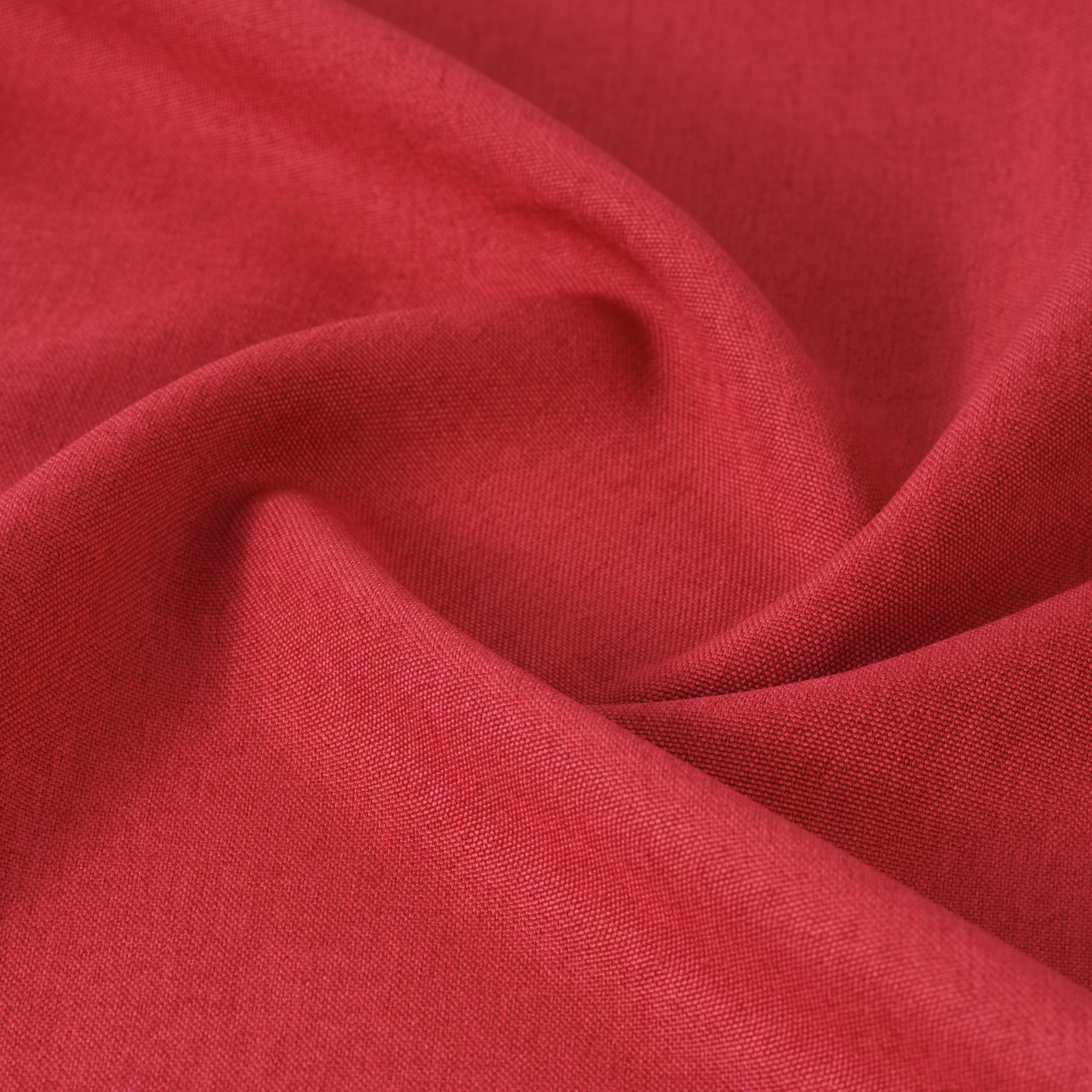 Dull Red Linen Curtains last image