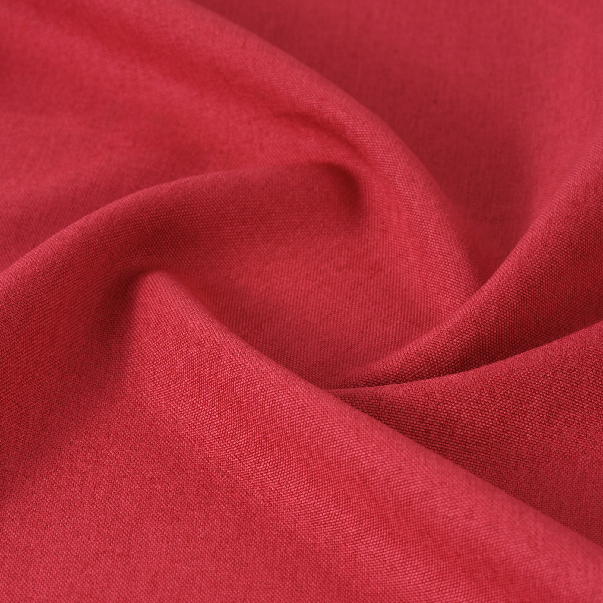 Dull Red Linen Curtains