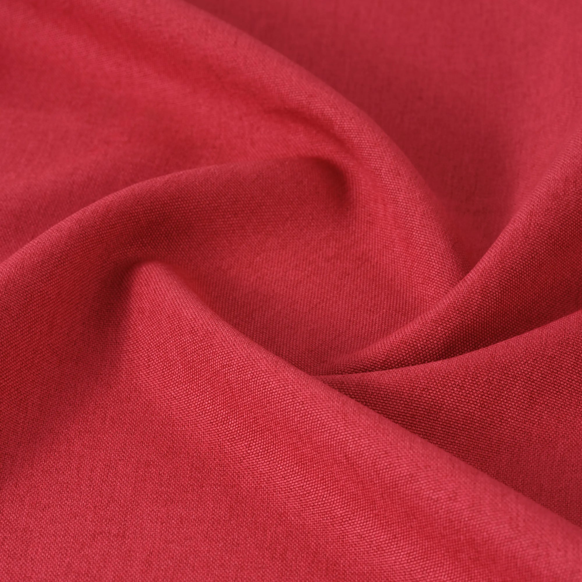 Dull Red Linen Curtains