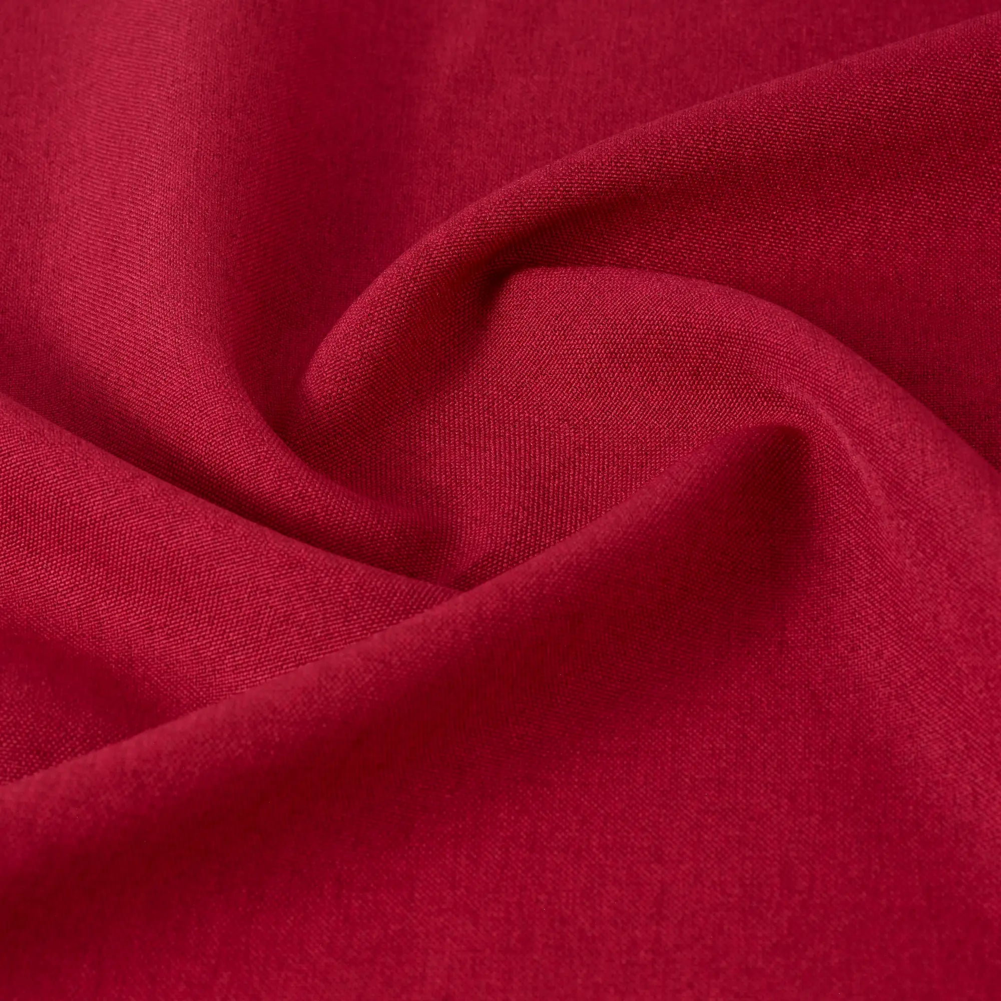 Red Linen Curtains