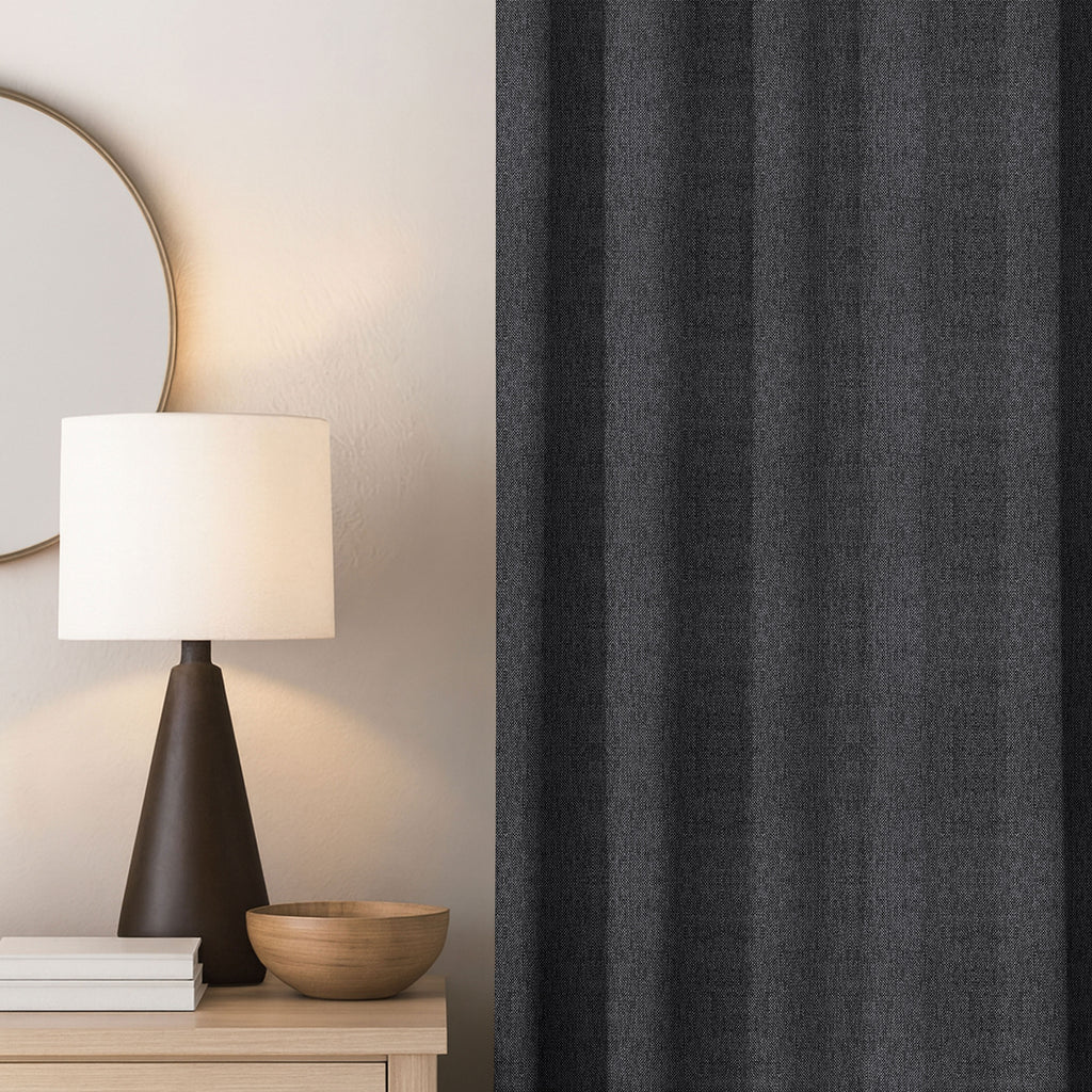 Cool Gray Linen Curtains