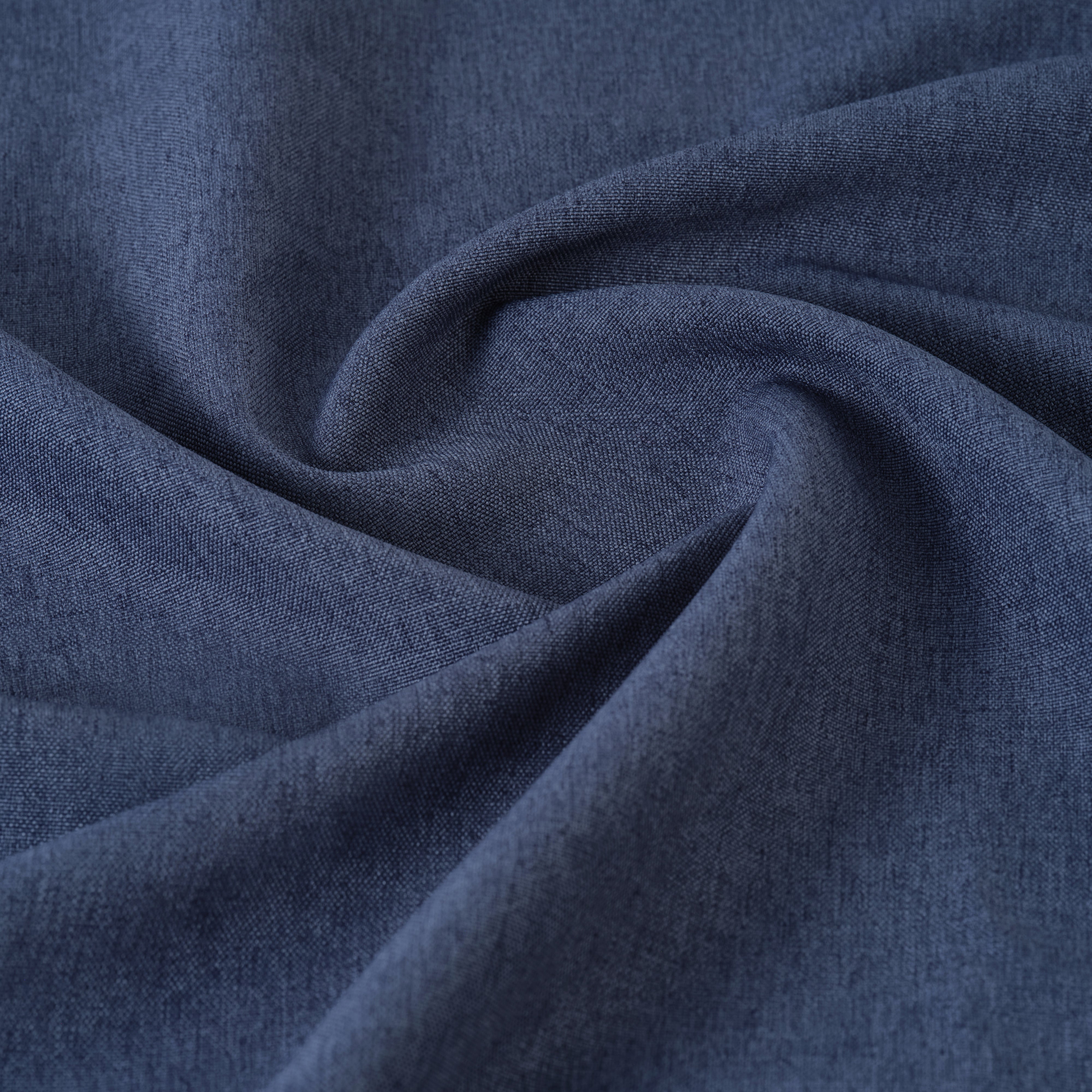 Dark Blue Grey Linen Curtains last image