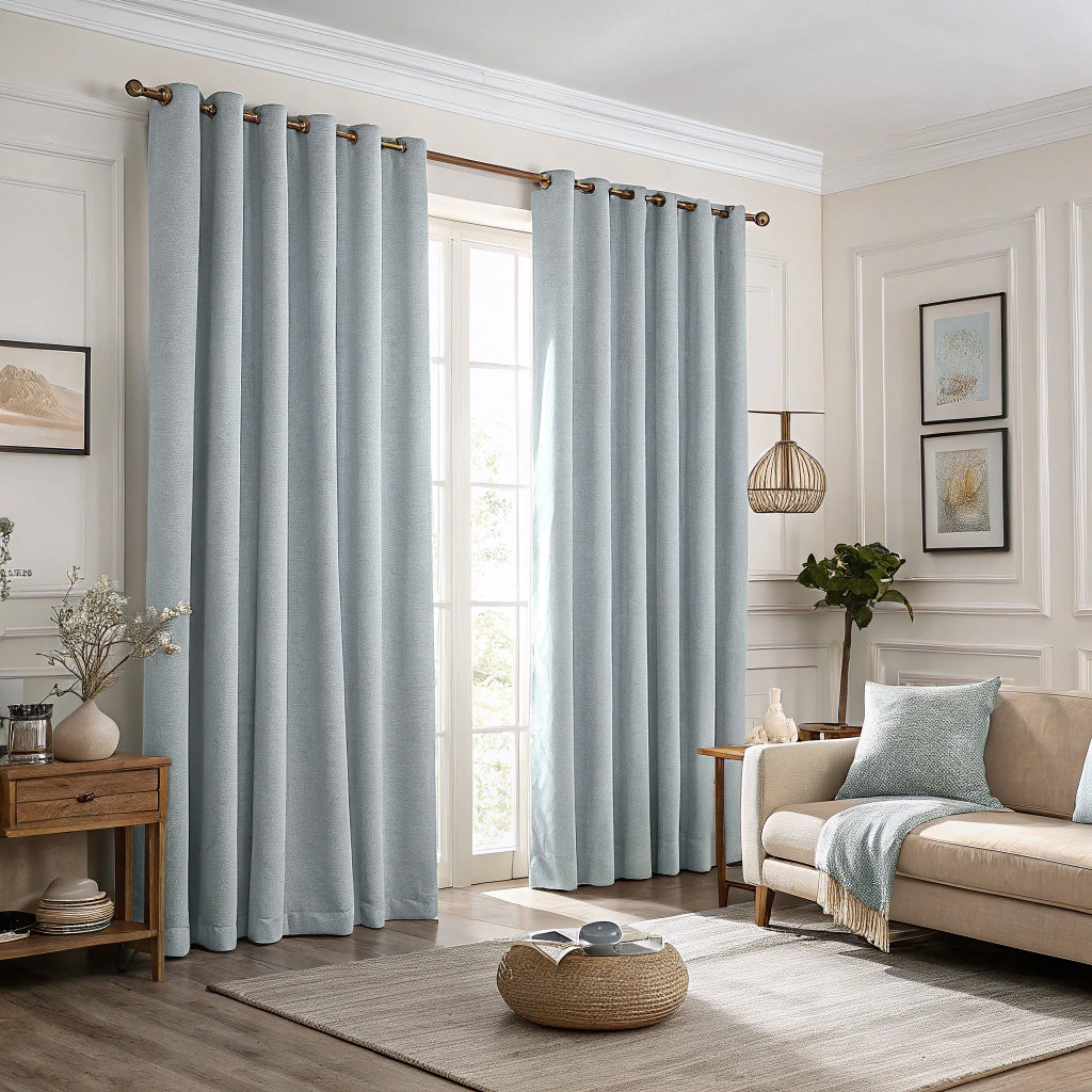 White Ash Blackout Curtain