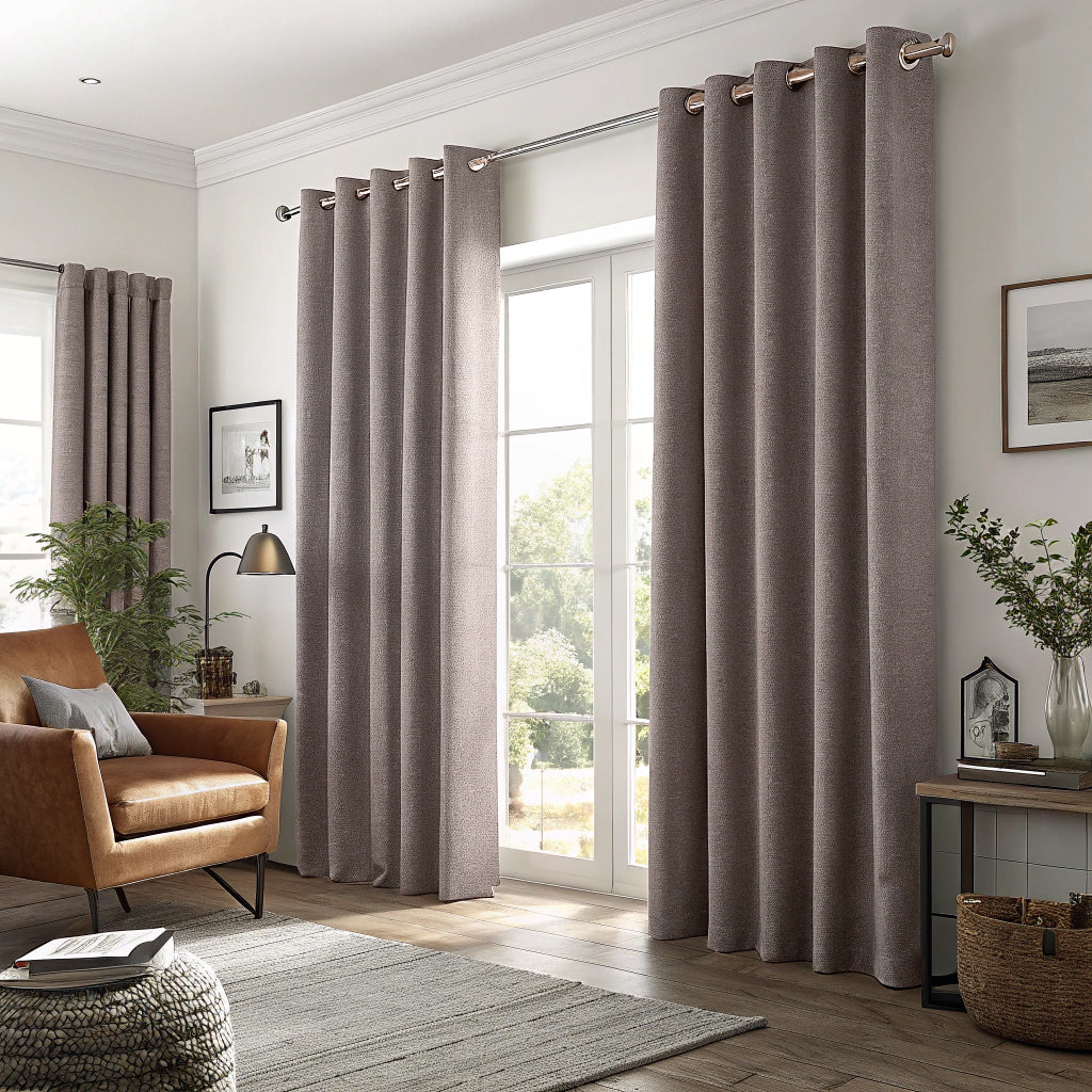 Brown Blackout Curtain