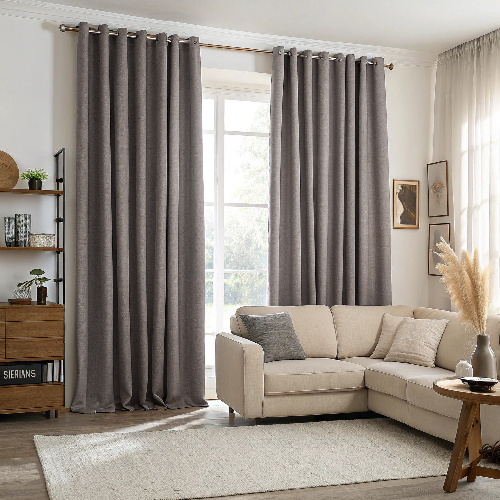 Brown Blackout Curtain