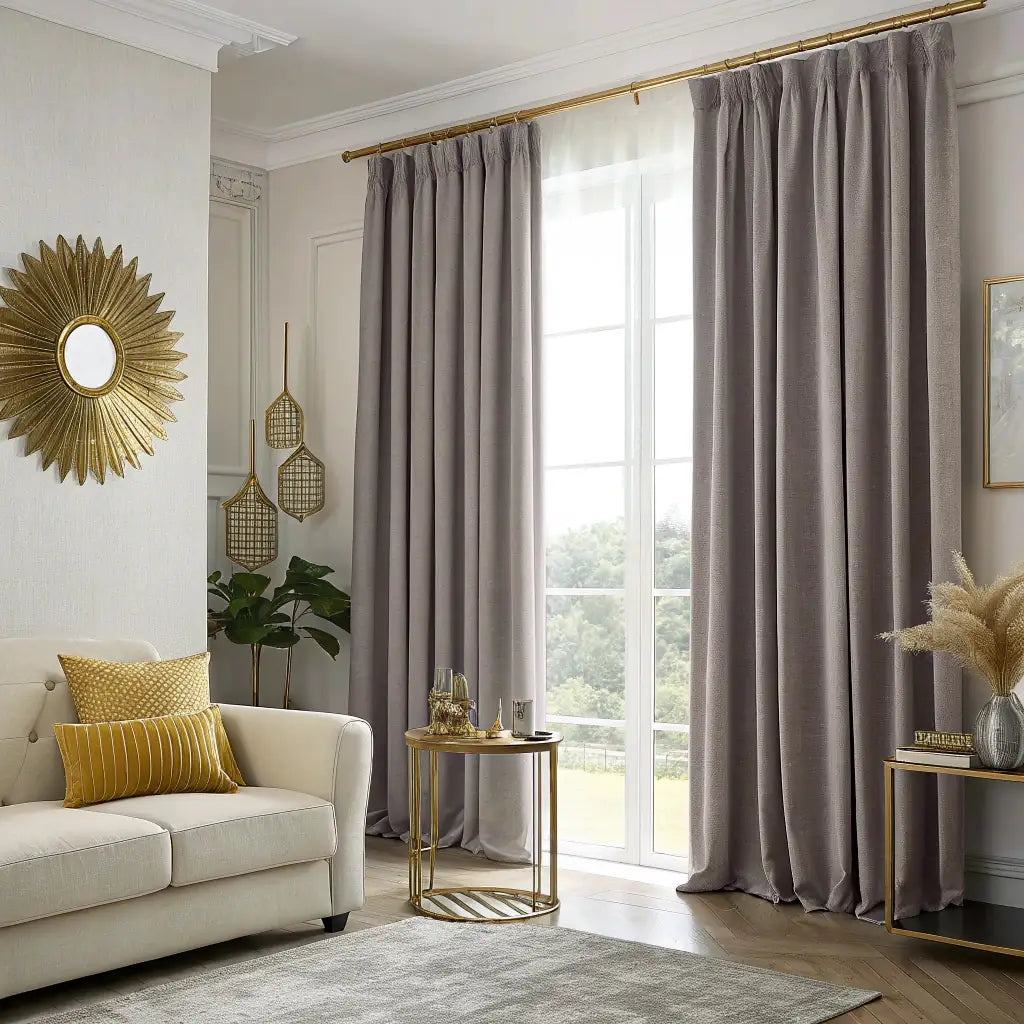 Brown Blackout Curtain
