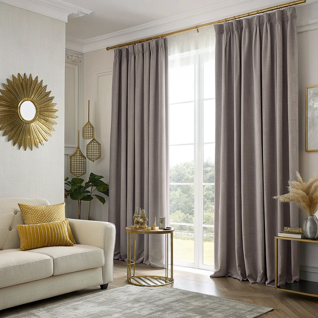 Brown Blackout Curtain