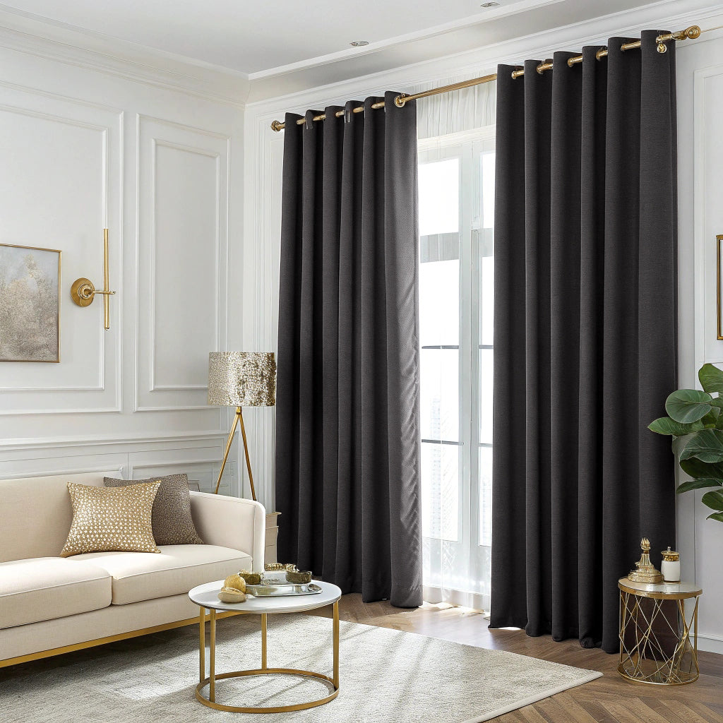 Black Blackout Curtain