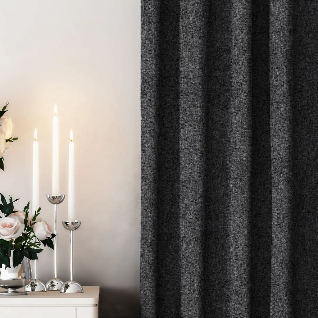 Black Blackout Curtain