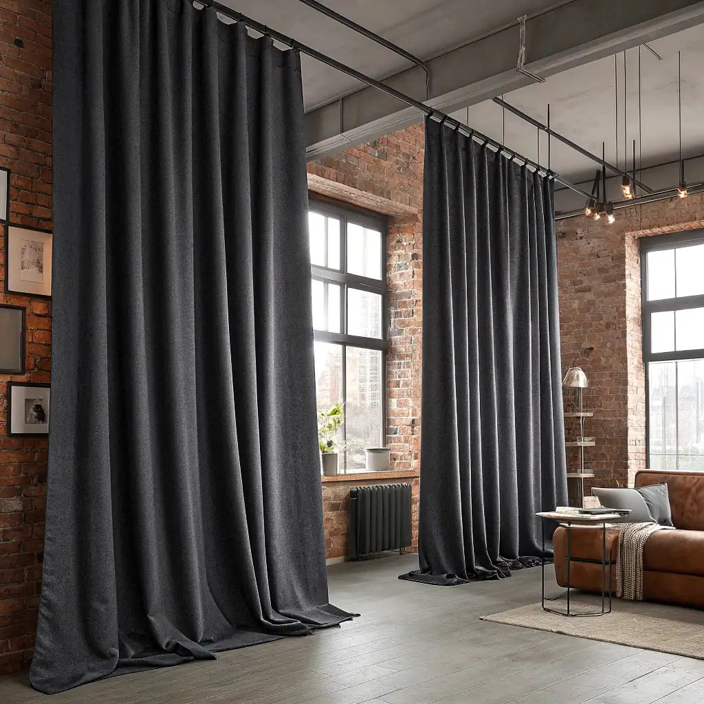 Black Blackout Curtain