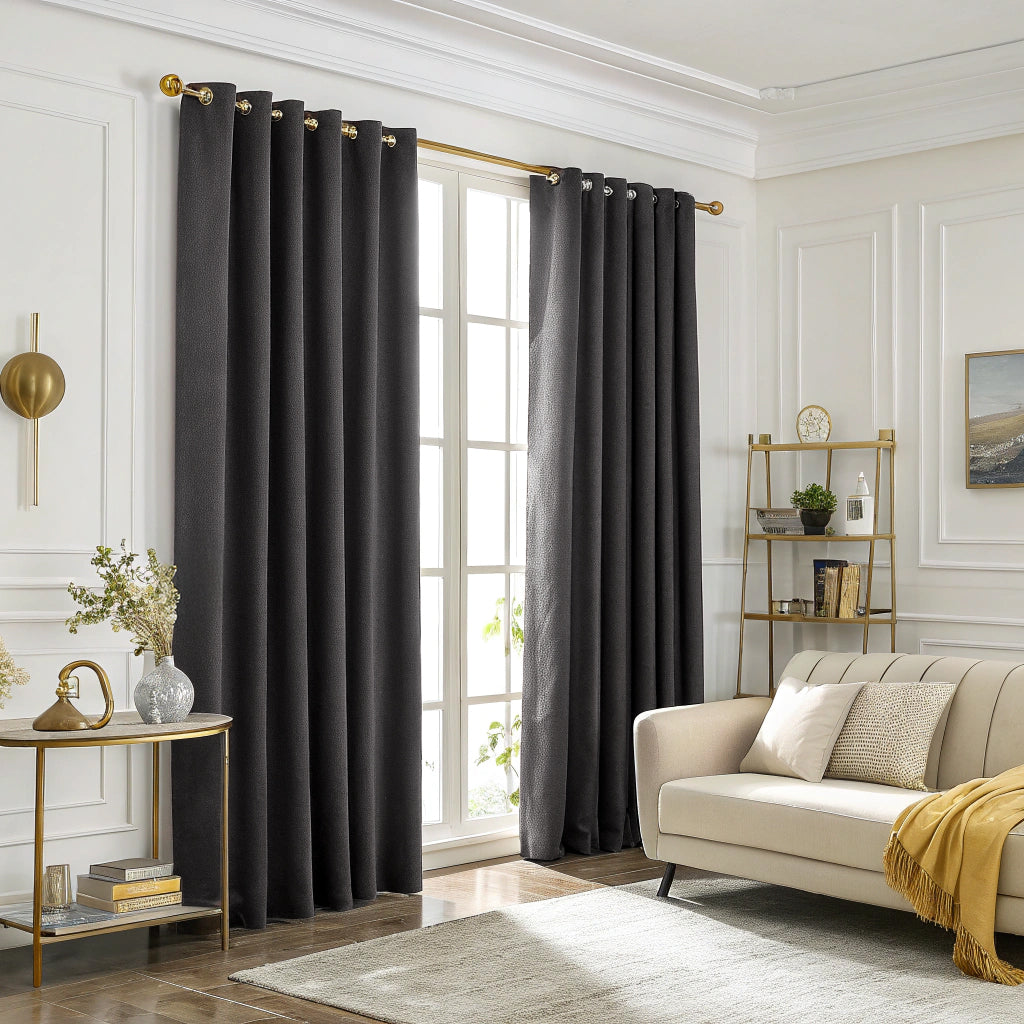 Black Blackout Curtain