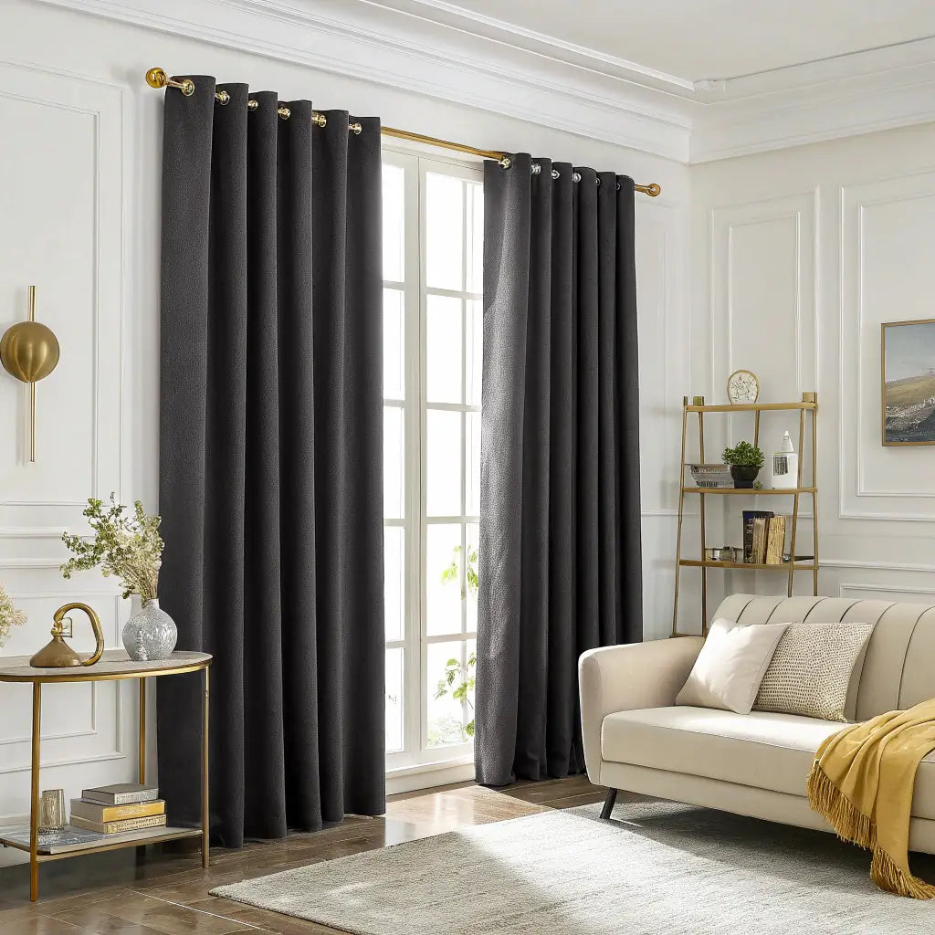 Black Blackout Curtain
