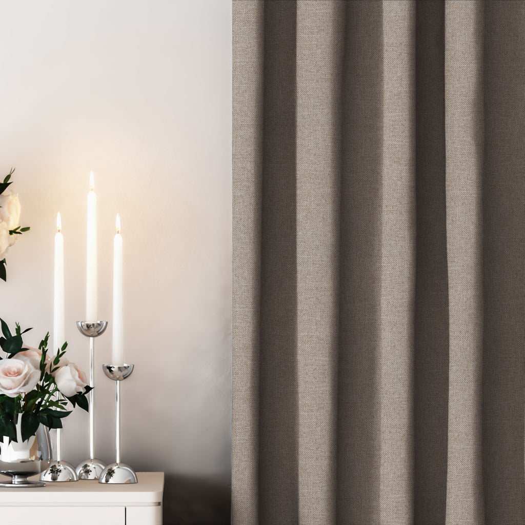 Taupe Blackout Curtain