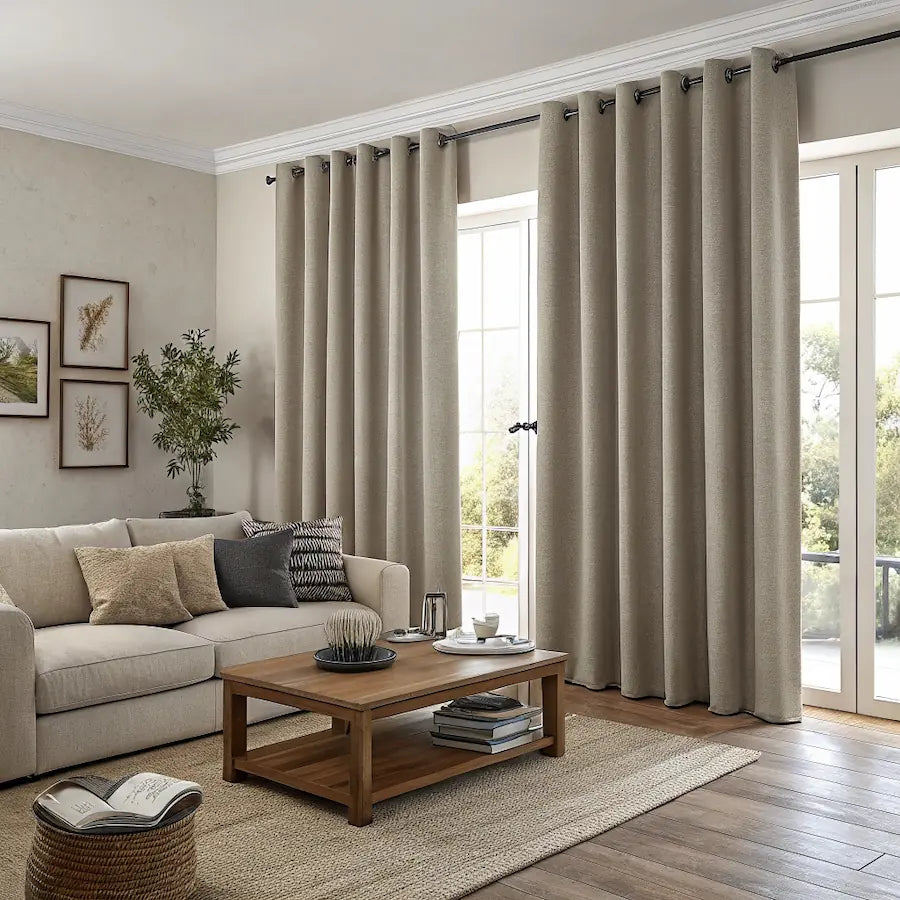 Light Brown Blackout Curtain