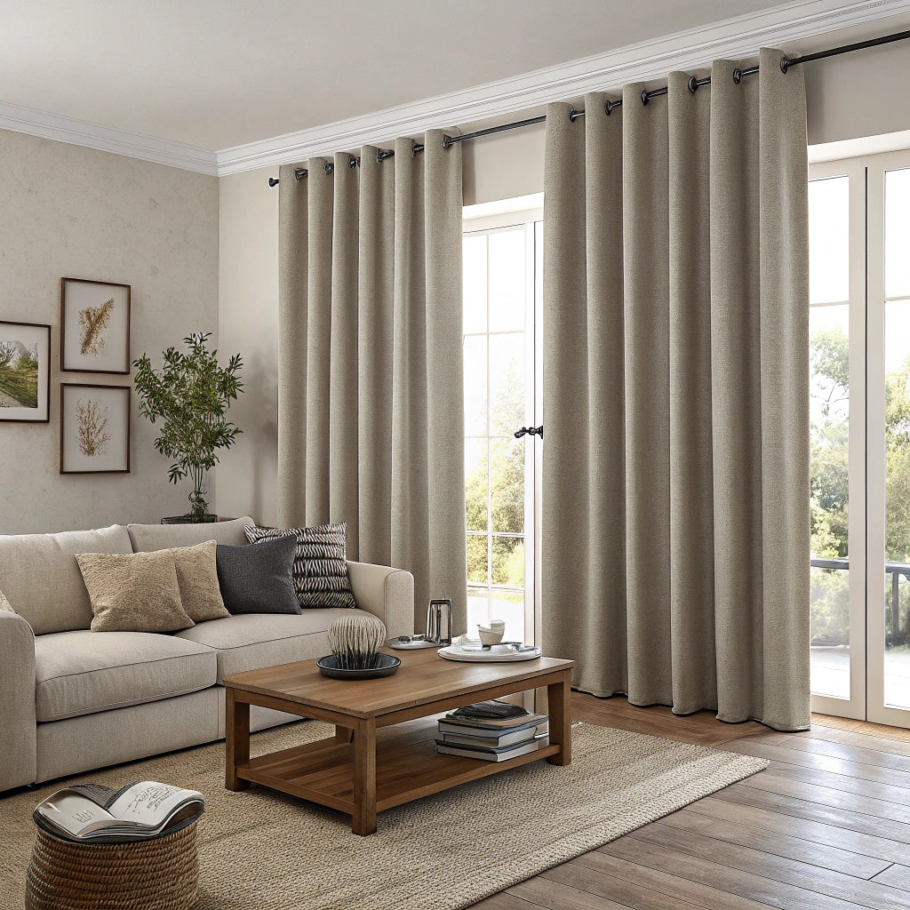 Light Brown Blackout Curtain