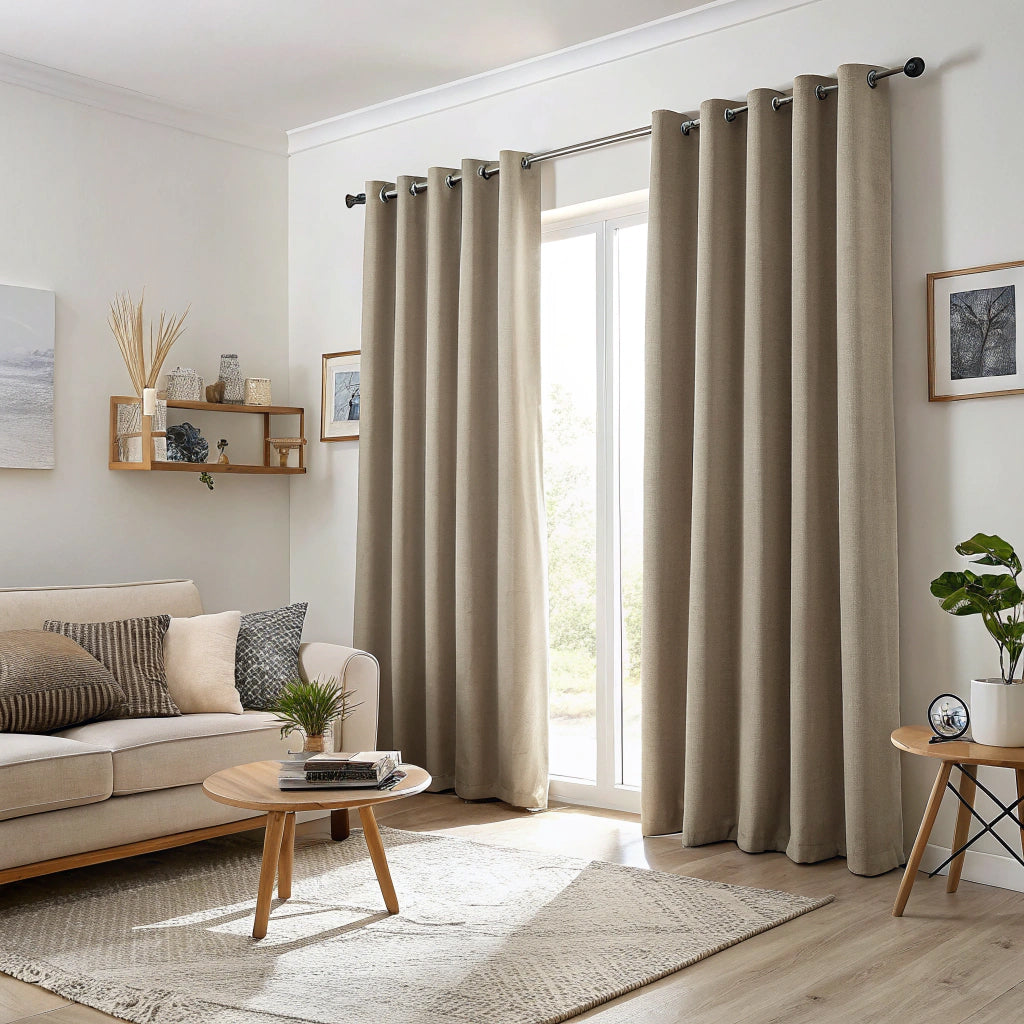 Light Brown Blackout Curtain