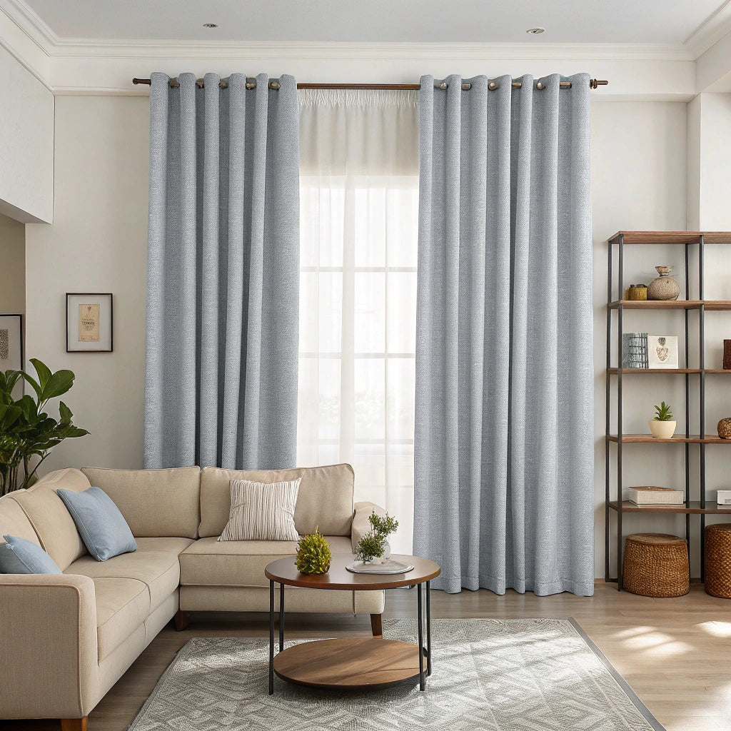 Light Grey Blackout Curtain