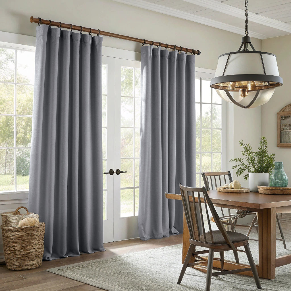 Light Grey Blackout Curtain
