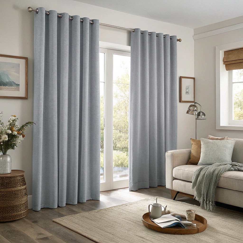 Light Grey Blackout Curtain