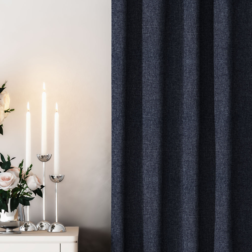 Blue Blackout Curtain