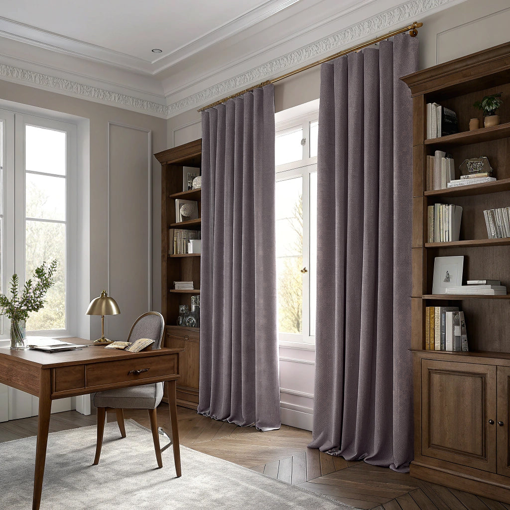 Dark Grey Blackout Curtain