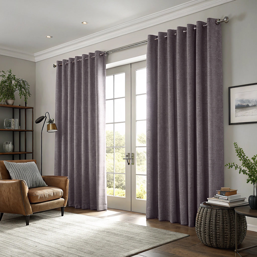 Dark Grey Blackout Curtain