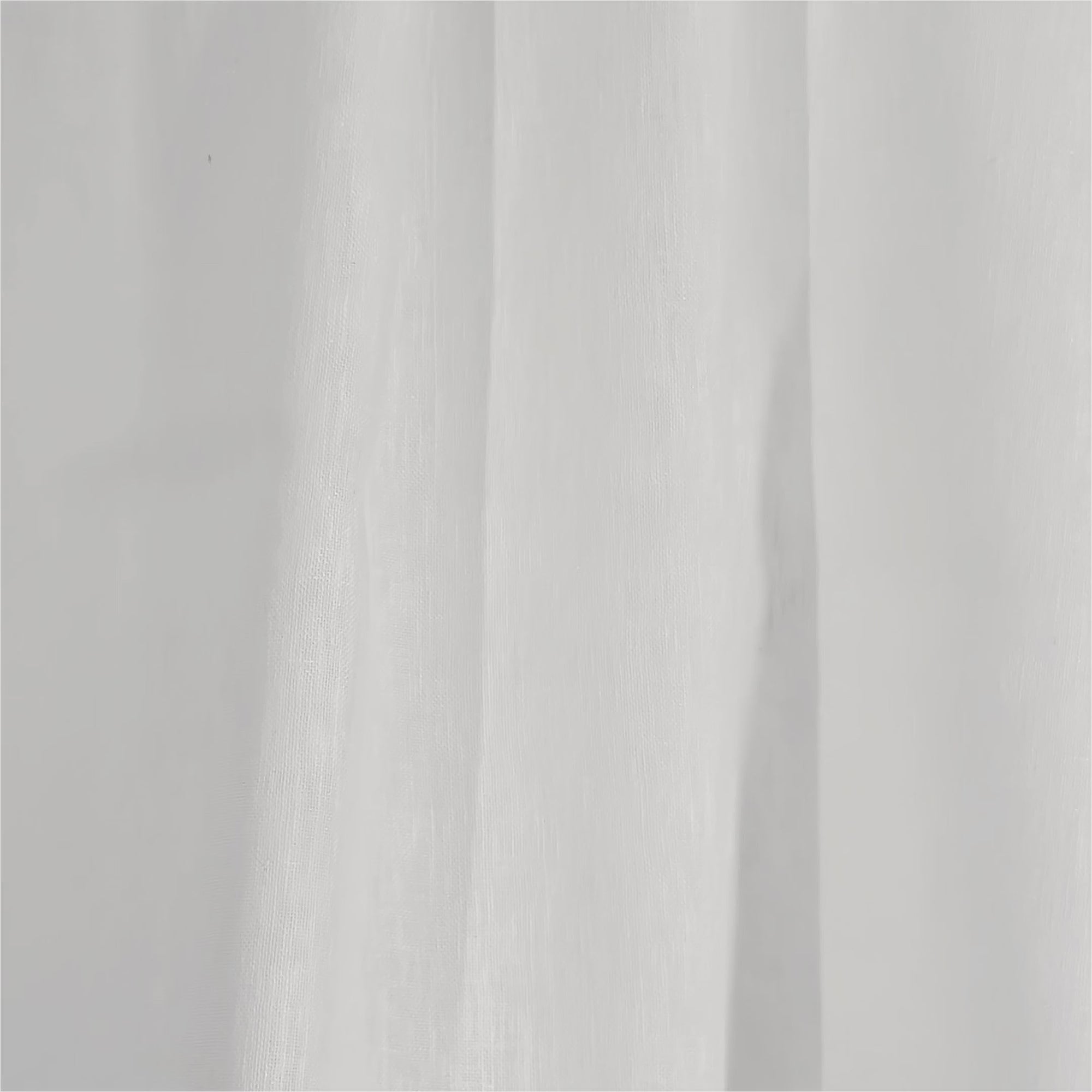 White Semi Sheer Curtains