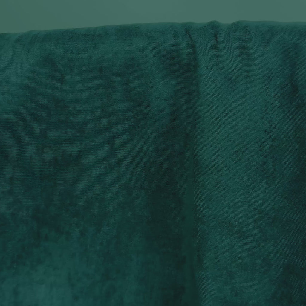 Deep Aqua Velvet Curtains