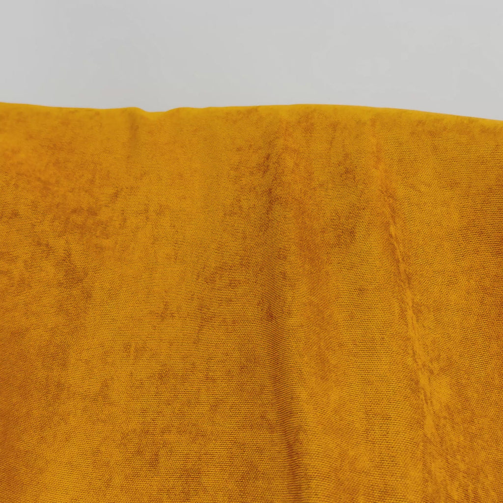 Dark Amber Velvet Curtain