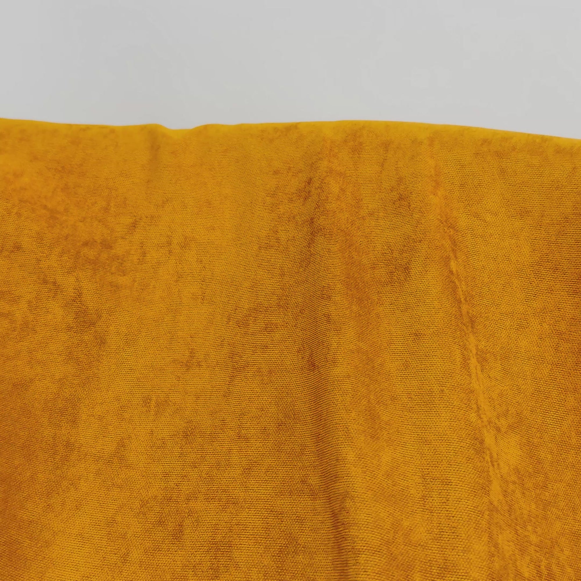 Dark Amber Velvet Curtain
