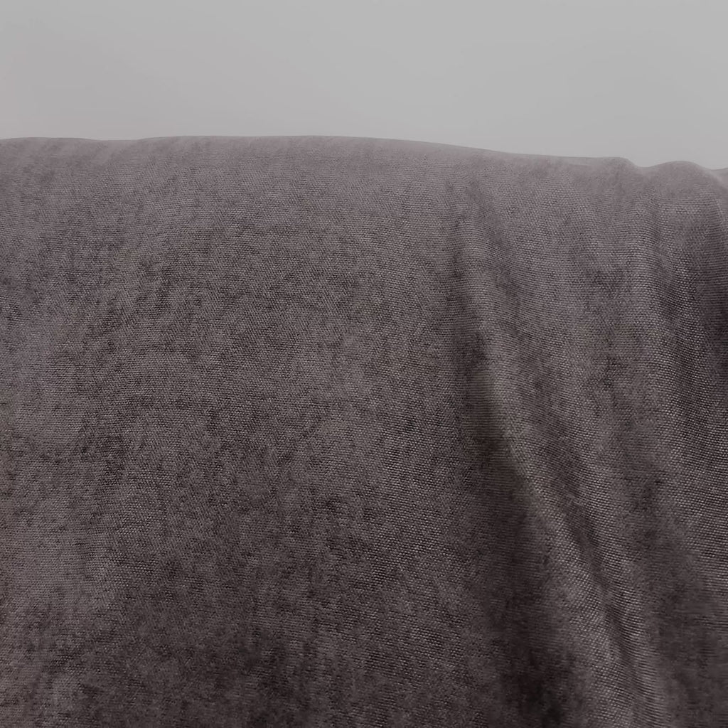 Cloudy Gray Velvet Curtains