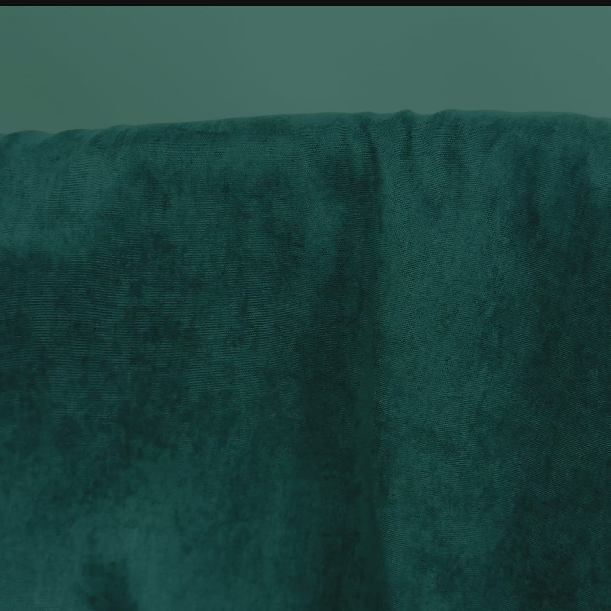 Deep Aqua Velvet Curtains