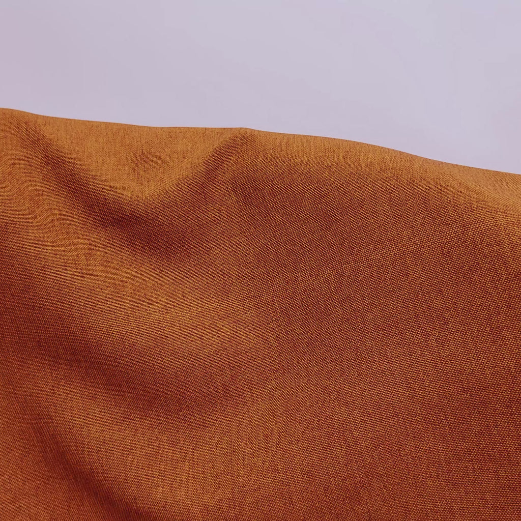 Orange Linen Curtains