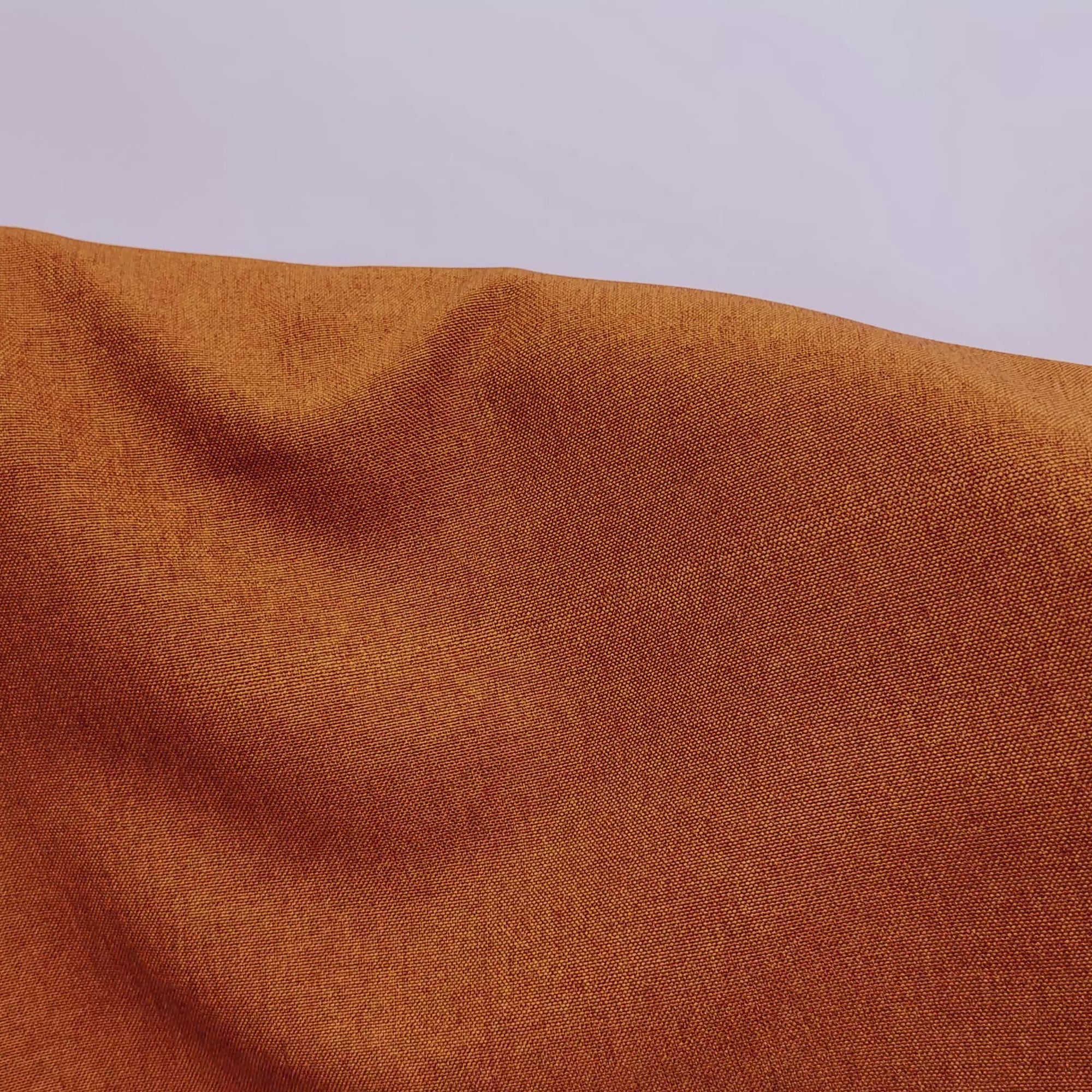 Rust Brown Linen Curtains
