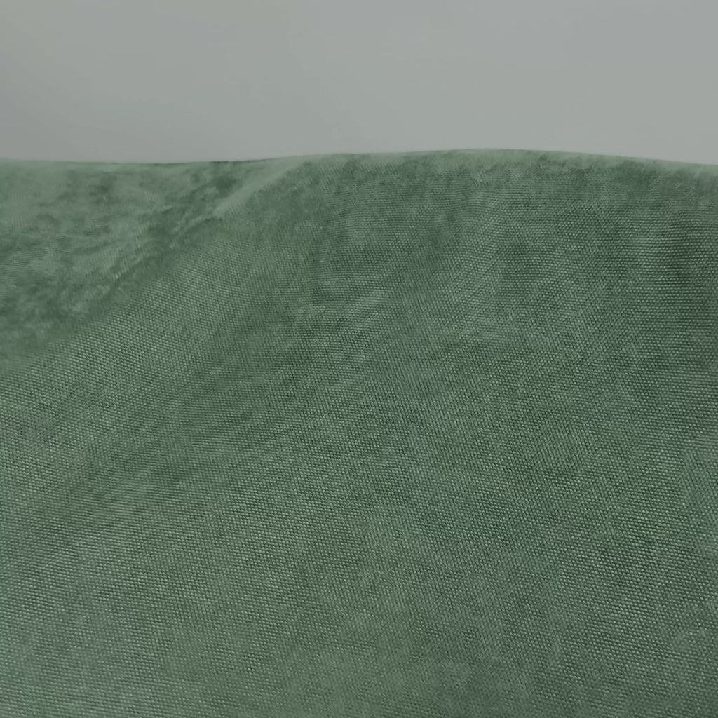 Lunar Green Velvet Curtains