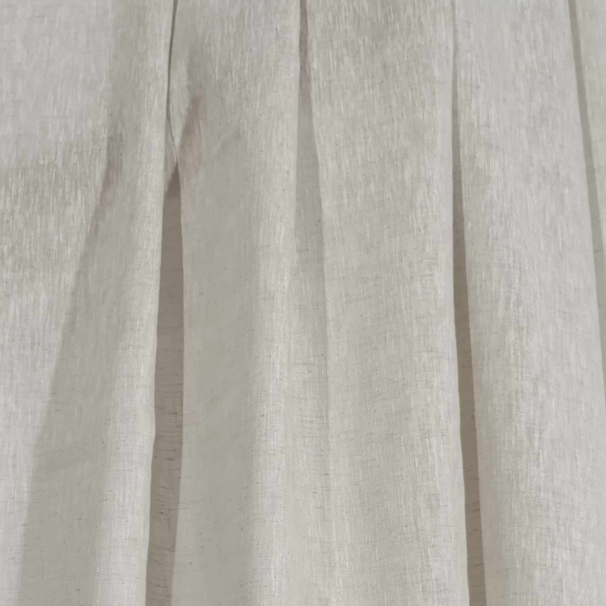 Bone Semi Sheer Curtains