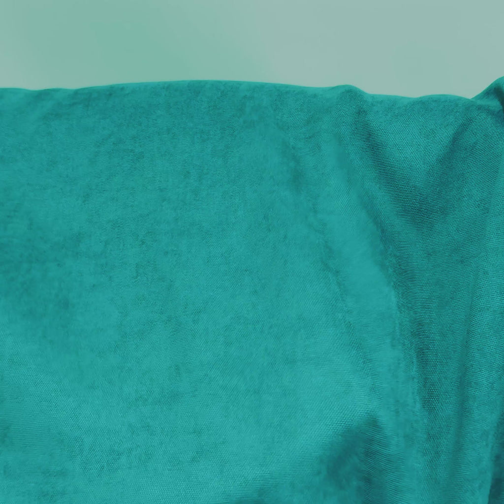 Deep Sea Green Velvet Curtains