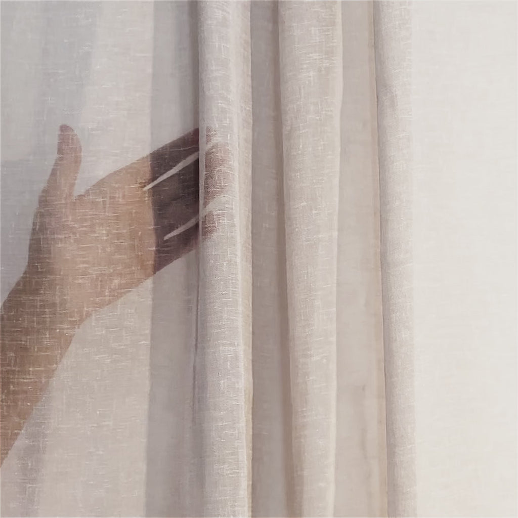 Bone Sheer Curtains